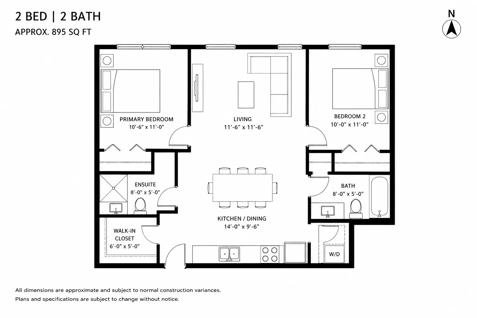 Floor plan with room labels for a Surrey home